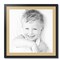 ArtToFrames 28x28" Matted Picture Frame with 24x24" Single Mat Photo Opening Framed in 1.25" Black and 2" Mat (FWM-3926-28x28)